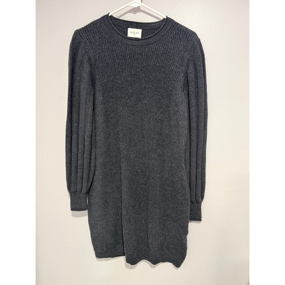 Wrap London knitted sweater dress Merino Wool/Organic cotton size 6
